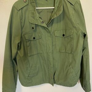 Torrid Green Military Jacket